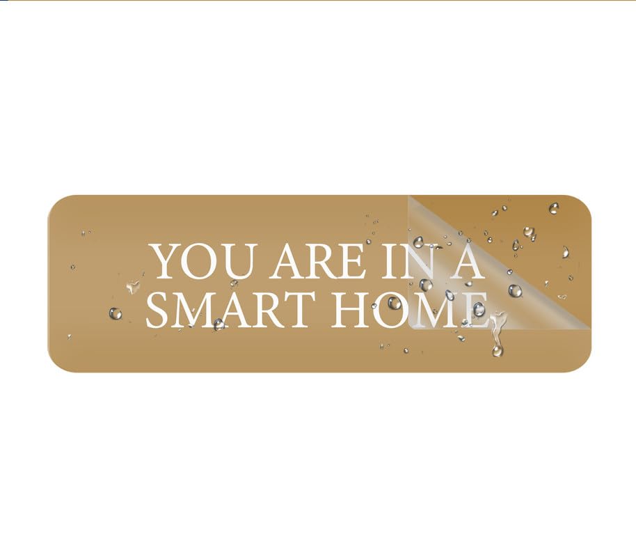 You are in A Smart Home Wall Or Door Sign Acrylic Plastic Sign 3x8 inch for Office Door