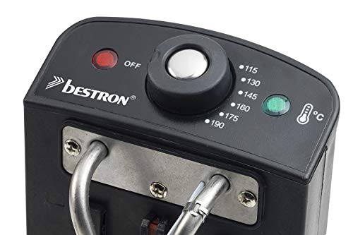 Bestron friteuse met koude zone, frituurpan met mand, 2000W, kleur: koper - Afbeelding 4