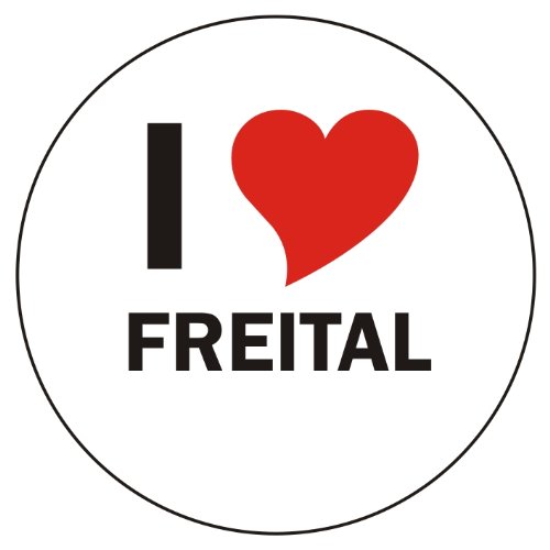 Preisvergleich Produktbild I Love FREITAL Laptopaufkleber Laptopskin 210x210 mm rund