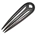 FREUDEWOOD Ebony Hair Fork 3 Prong Good Quality