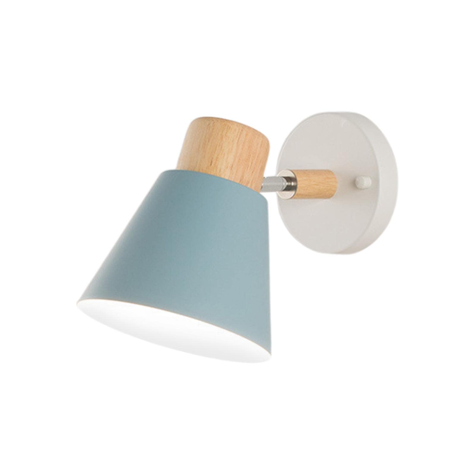 predolo Wall Lamp Lighting E27 Lamp Bedside Lamp for Stair Corridor, Blue