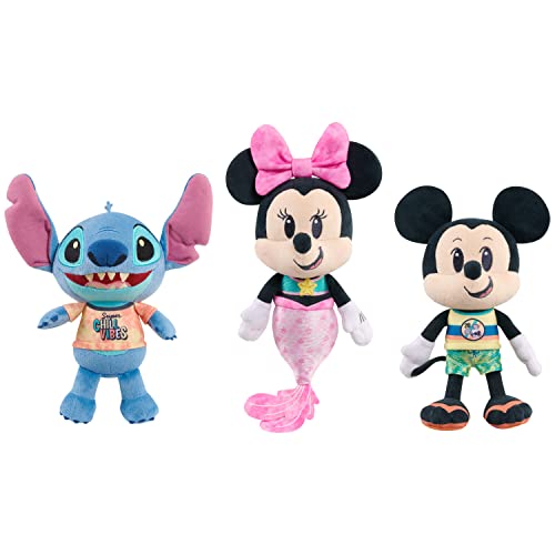 Disney Street Beach Small Plush Minnie Mouse As Mermaid, 11.5-Inch Stuffed Animal, Officially Licensed Kids Toys For Ages 2 Up, Basket Stuffers And Small Gifts, Amazon Exclusive #TOP4