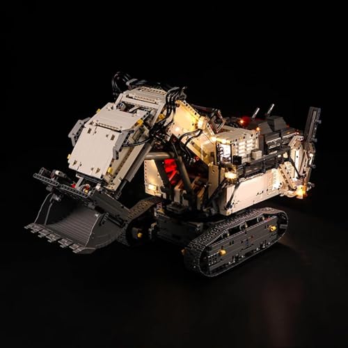 LED Lighting Kit for LEGO 42100 Liebherr R 9800 Excavator - Custom Lights to Mount, Compatible with this Model (Model Not Included)