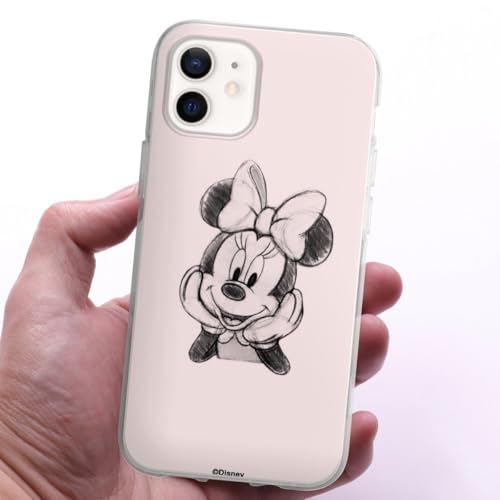 Coque iPhone 12 Minnie Mouse Disney en silicone souple