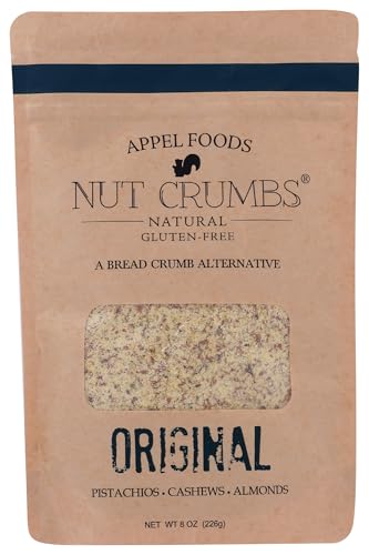 Appel Foods - Nut Crumbs - Bread Crumb Alternative - Gluten Free - Sugar Free - Low Carb - Low Sodium - Raw, Premium Nuts - Original