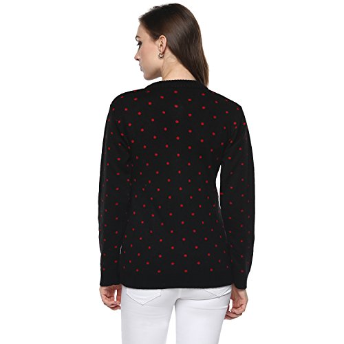 Image of Modeve Women's Acrylic Blend Cardigan /Round Neck Sweater For Winter