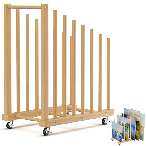 Evellstor Beech Wood Art Canvas Rack