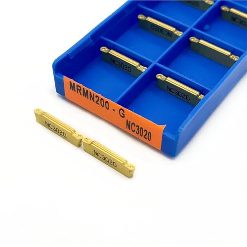 Herramienta Torno 10 Pzs Insertos MRMN200 Carburo CNC miniatura 3