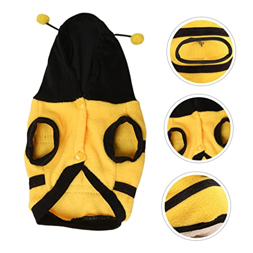Disfraz de abeja para perro pequeño Toyvian miniatura 4