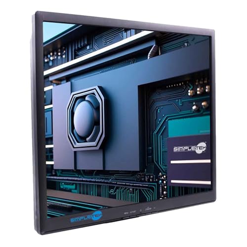 SIMPLETEK - 19 Zoll 4:3 quadratischer LCD-Monitor mit VGA-Eingang und VESA-Halterung, ohne Standfuß (Generalüberholt) SIMPLETEK - 19 Zoll 4:3 quadratischer LCD-Monitor mit VGA-Eingang und VESA-Halterung, ohne Standfuß (Generalüberholt)