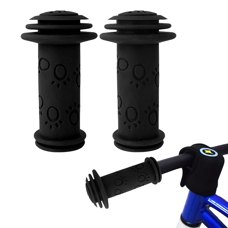 Poignées Scooter Colorées 22mm Kit Guidon Trottinette Poignées Guidon Vélo Enfant URAQT - Caoutchouc Antidérapant Avec Protection Sécurité Sécurité Confort Enfant Poignées Guidon Antidérapantes