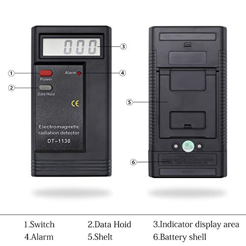 Innolife New Handheld Digital Electromagnetic Radiation Detector Emf Meter Tester Ghost Hunting Equipment #TOP2