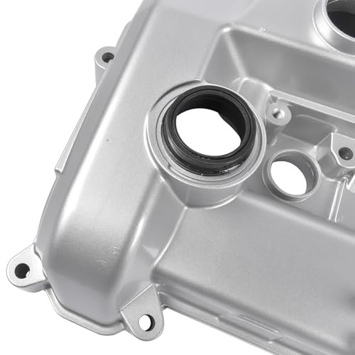 Image of 9E5Z6582G Aluminum Engine Valve Cover Kit with Gasket Bolts & Oil Cap Replacement for Ford Escape Fusion, Mercury Milan Mariner, Lincoln MKZ 2.5L OE# 9E5Z6582E 9E5Z6582B 9E5Z-6582-G