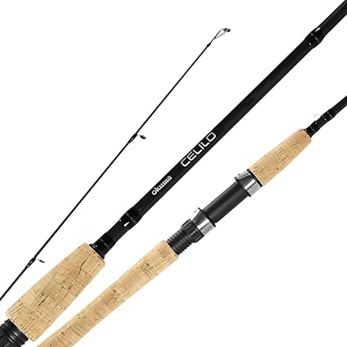 Okuma Celilo Graphite Lightweight Ultra Light Freshwater Rods, CE-S-602ULb,Black