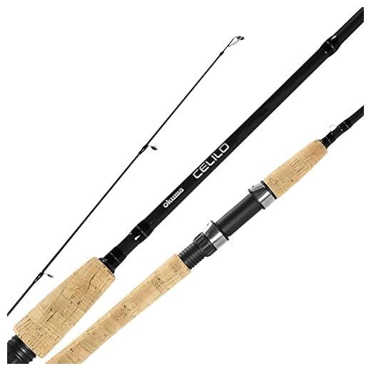 Okuma Celilo Graphite Lightweight Ultra Light Freshwater Rods, CE-S-662ULb, Black