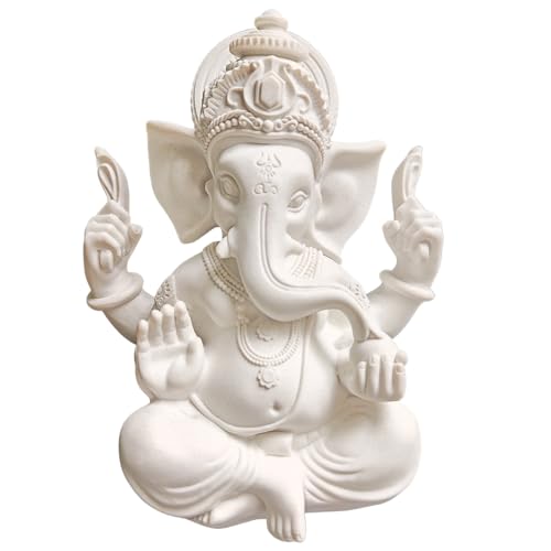 PIGPIGFLY Ganesha Buddha Statue,Buddha Figur,Deko Statue,Deko Wohnzimmer,Indische...