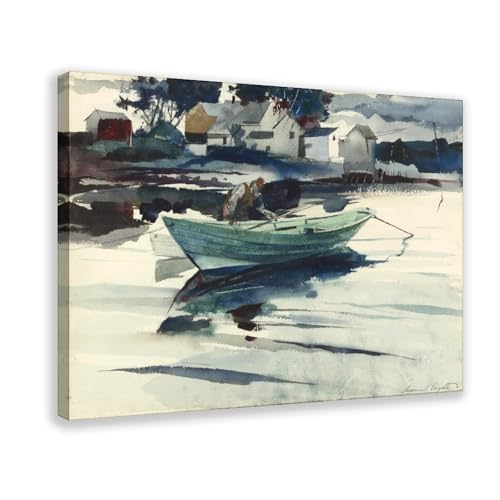 Impression sur toile The Green Dory Andrew Wyeth rompre la monotonie de votre bureau