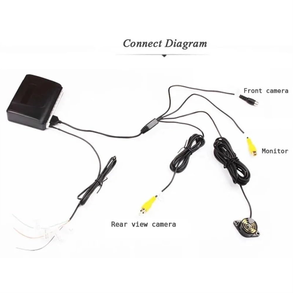 Sensores Estacionamiento Accesorios Parktronic para coches, Detector de Radar de marcha atrás frontal plano de 16,5 MM Kit 8 sensores para AHD de estacionamiento de vehículos sensores Aparcamiento PDC