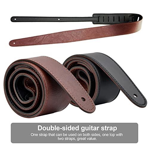 Vesaneae Sangle Guitare Cuir, Sangle de Guitare Longueur Réglable, Basics Sangle de Guitare pour Guitare Classique… - Les Beatles, Paul McCartney, John Lennon, RIngo Starr, George Harrison Vesaneae Sangle Guitare Cuir, Sangle de Guitare Longueur Réglable, Basics Sangle de Guitare pour Guitare Classique… – Image 4