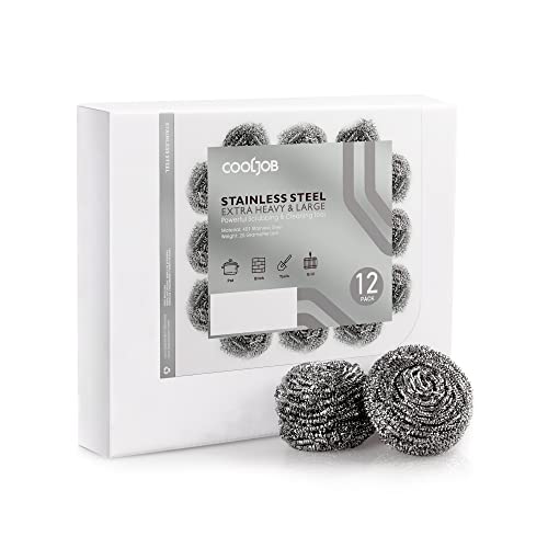 COOLJOB Stainless Steel Scrubber Sponges