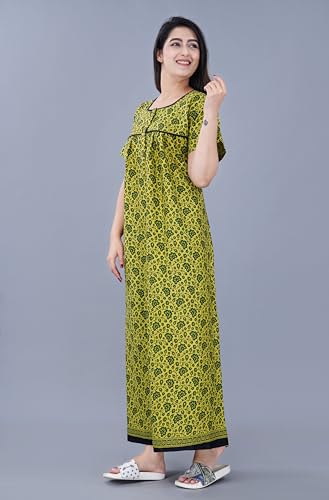 Image of Cotton Nighty for Womens /Girls Regular Nighty Rajasthani Nighty Gown Jaipuri Nighty Jaipuri Gown Maxi Gown