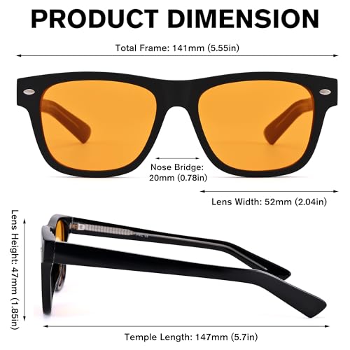 Image of Pro Acme Blue Light Blocking Glasses for Woman Amber Gaming Glasses for Men Computer Glasses for Eyes Strain