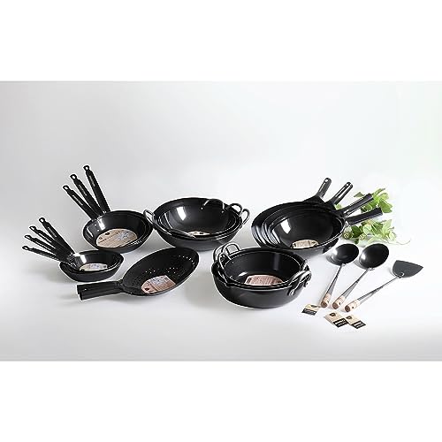 Ustensile de cuisson wok professionnel grand diamètre 33cm ND-2031 - 6