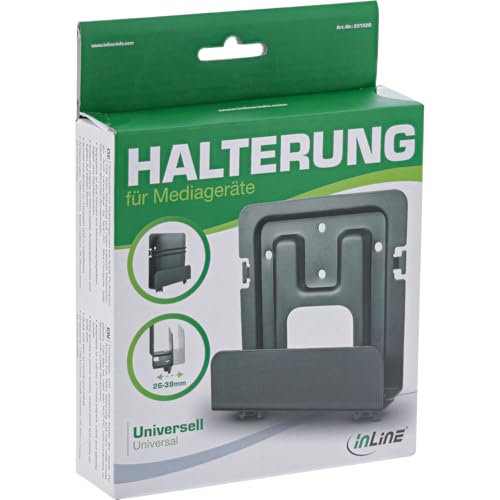 InLine® Halterung für Mediageräte/Streaming-Boxen, 26-39mm – Bild 6
