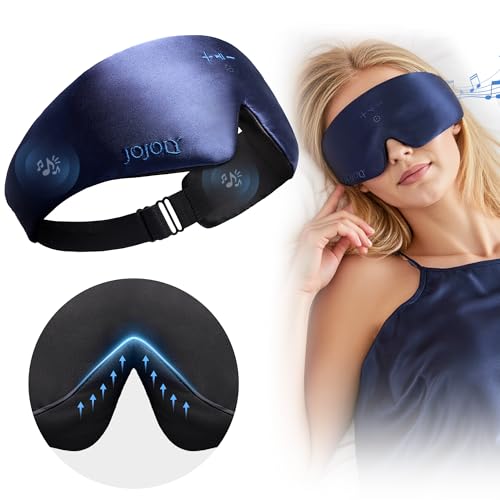 Sleep Mask with Bluetooth Headphones - 100% Blackout Sleeping Mas...