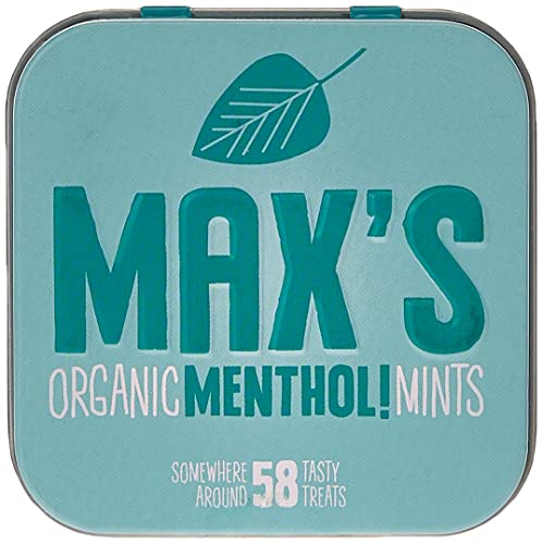 Max's Organic Menthol! Mints, 35 g