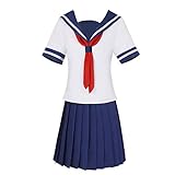 Gegexli Anime A Certain Scientific Railgun Cosplay Costumes Kazari Uiharu JK Uniforms Halloween Party (S) White
