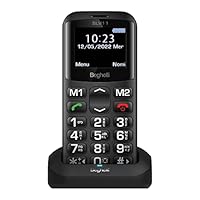 Beghelli - Telefono Salvalavita SLV11 per Anziani, gsm con Tasto SOS, Chiamata Rapida, Grandi Tasti,...