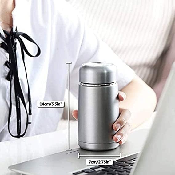 Miniatura 3 de Taza térmica a prueba de fugas, termo de viaje, botella de agua para bebidas de acero inoxidable, termo para interiores y exteriores