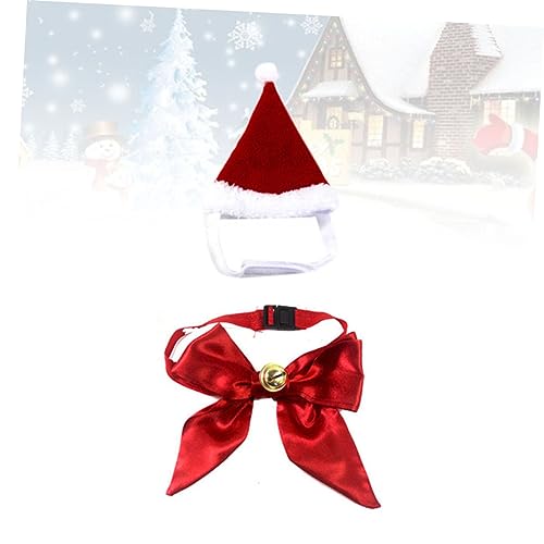 Set de Corbata y Sombrero Navideño para Perro Kisangel miniatura 3