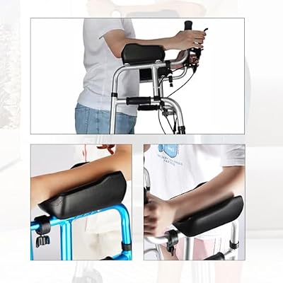 Rollator Armrest Pad,Universal Replacement Armrest Pads for Upright Walker,Ergonomic Arm Support Pads for Upright Walkers and Standing Walkers 2PCS