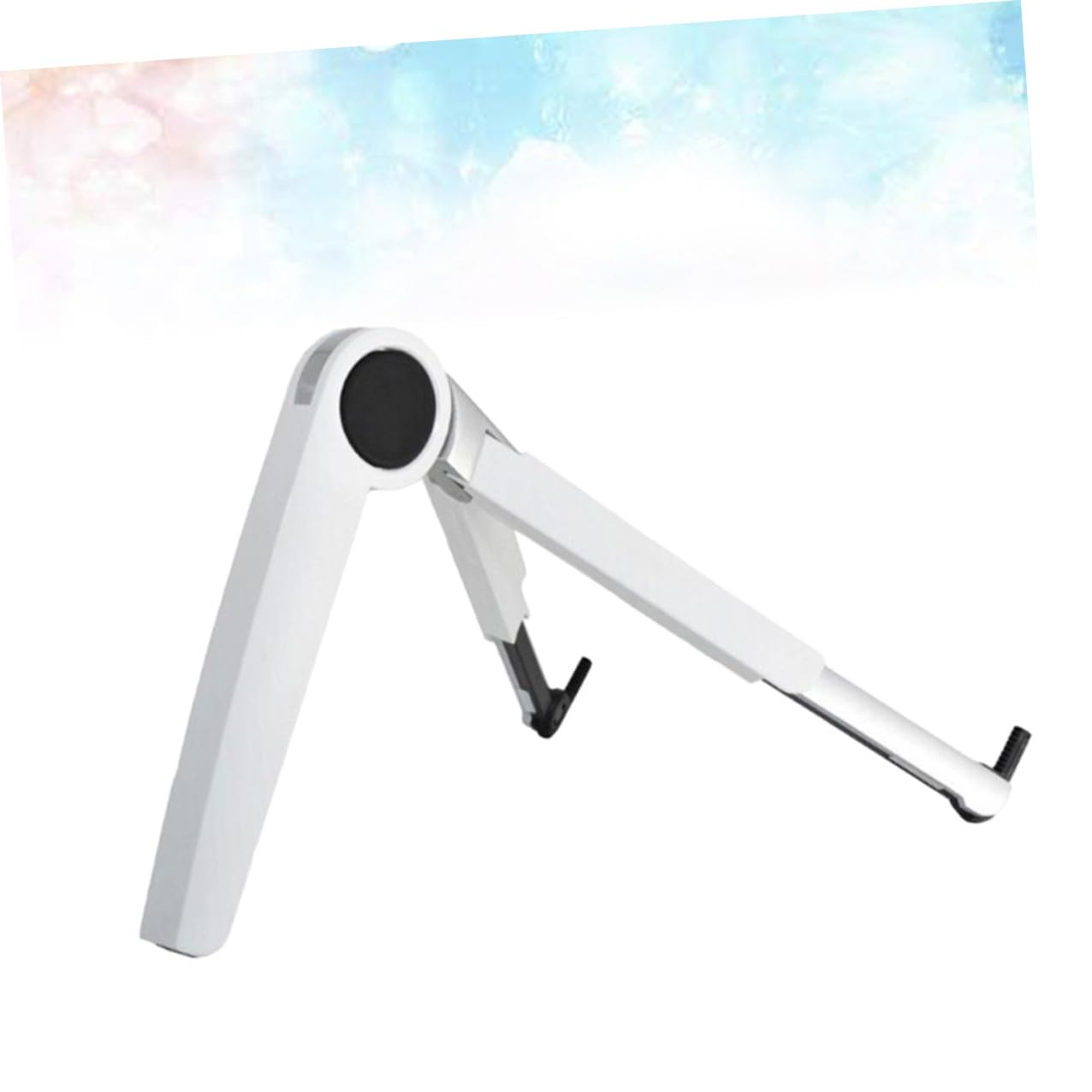 Soporte Plegable para Portátil y Tableta de Aleación de Aluminio, Estable y Ajustable Diseño Triangular para Oficina y Juegos