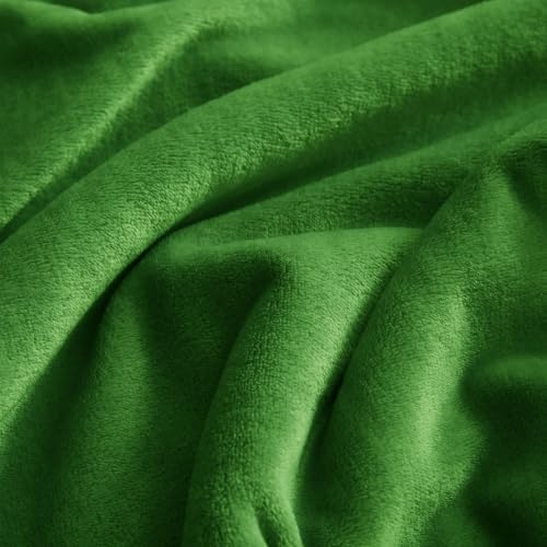 Image of KMUSET Fleece Blanket Grey Queen Size Lightweight Cozy Plush Microfiber Solid Blanket Factory Shop