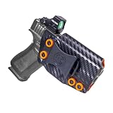 IWB Kydex Holster for Glock 43X MOS, Dual Color Inside Waistband Concealed Carry (Right)