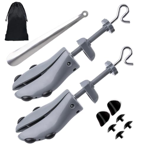 LANNEY Shoe Stretcher Unisex Pair of 4-way Adjustable Shoe Widener Expander to Stretch Length Width...