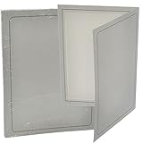 Briyar Cardboard Photo Folder Frame for 5x7 inch Pictures, Marble Gray (10 Pack)