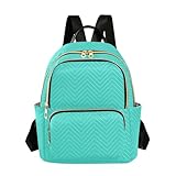 Sac à dos matelassé chic avec imprimé accrocheur : ce sac à dos lavable dispose d'une élégante texture matelassée ondulée et d'un imprimé floral intégral, un match idéal pour les femmes modernes qui aiment à la fois l'élégance et l'individualité