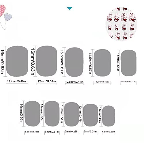 96 Pièces Courts Faux Ongles, Ongles Pour Enfants