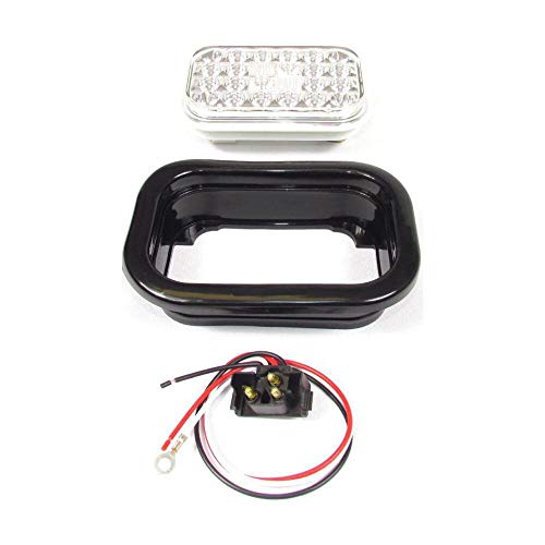 Luz Led Trasera Rectangular Roja 5 5/16" x 3 7/16" Fortpro miniatura 1