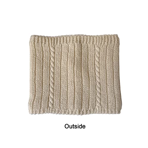 Winter Scarf Neck Warmer Gaiter - Men Women Cold Weather Knit Warm Fleece Ski Tube Circle Scarves Windproof Gift4