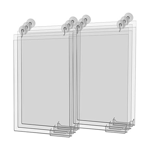 6-Pack Window Sign Holders for Promotions