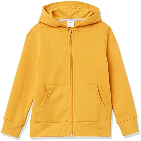 Amazon Essentials Boys and Toddlers' Soft Fleece Zip-Up Hoodie Sweatshirt