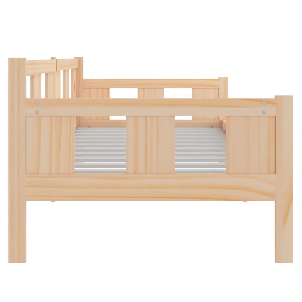 vidaXL Lit de Jour sans Matelas Bois de pin Massif 90x190 cm