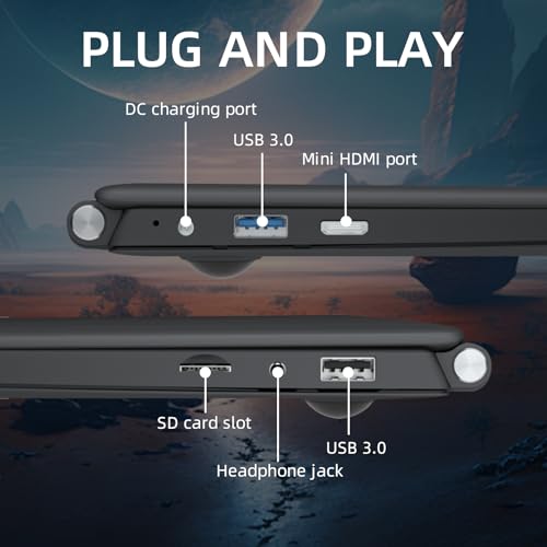 Image of 15.6 inch Laptop Computer,Celeron N3450,4GB RAM and 192GB SSD,Windows 11 Laptop Computers with FHD 1920 * 1080 IPS Display Notebook PC,Slim and Lightweight Notebook,Work and Students laptops,Gray, WPS
