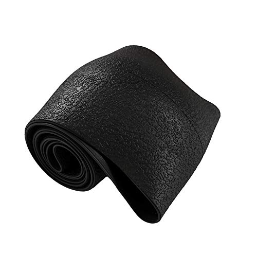Clenp Couverture De Volant De Voiture, Housse De Protection De Volant De Voiture en Silicone Antidérapant Universel Noir Taille Unique