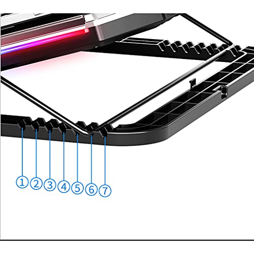 Panel de Malla de Acero con Ventilador LED Ajustable 10-17" miniatura 6